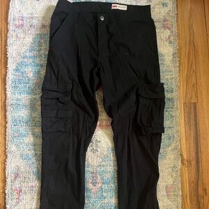 Wrangler Black Cargo Pants